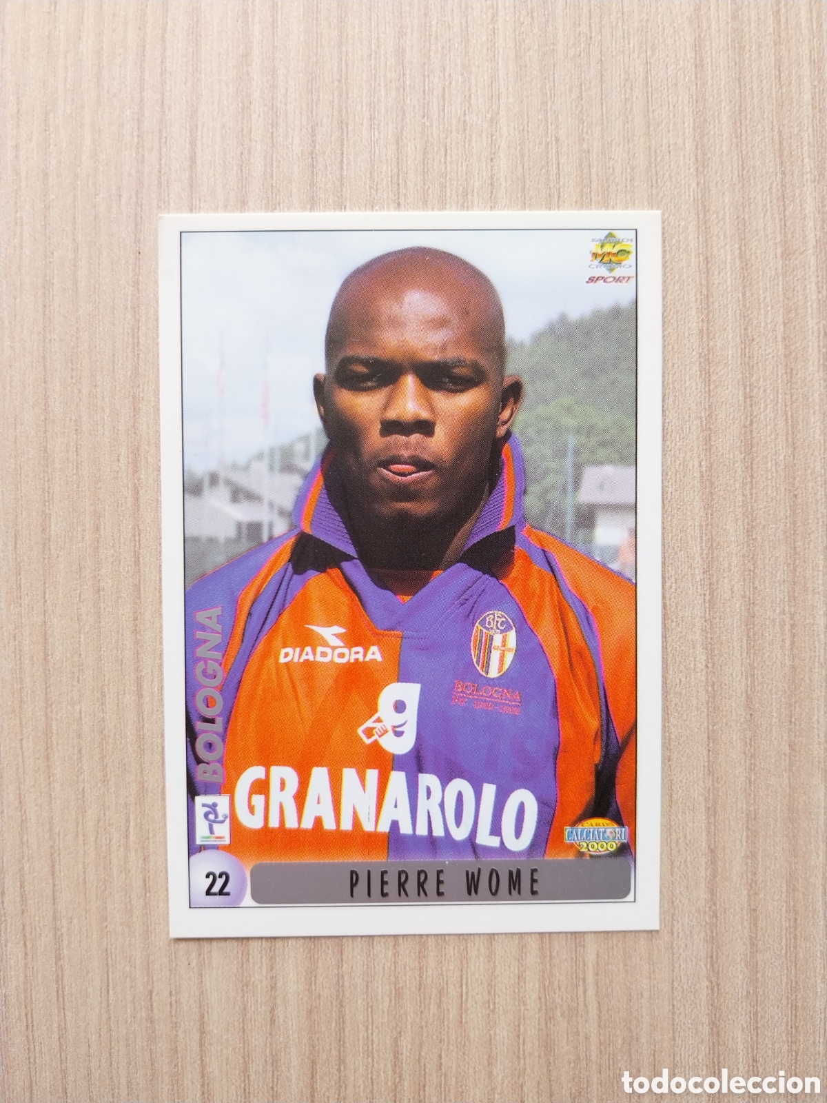 Cartes &agrave; collectionner de Football: PIERRE WOME KLAS INGESSON N&deg; 21 CALCIATORI 1999 2000 99 00 BOLOGNA MUNDICROMO ITALIA CARTA F&Uacute;TBOL