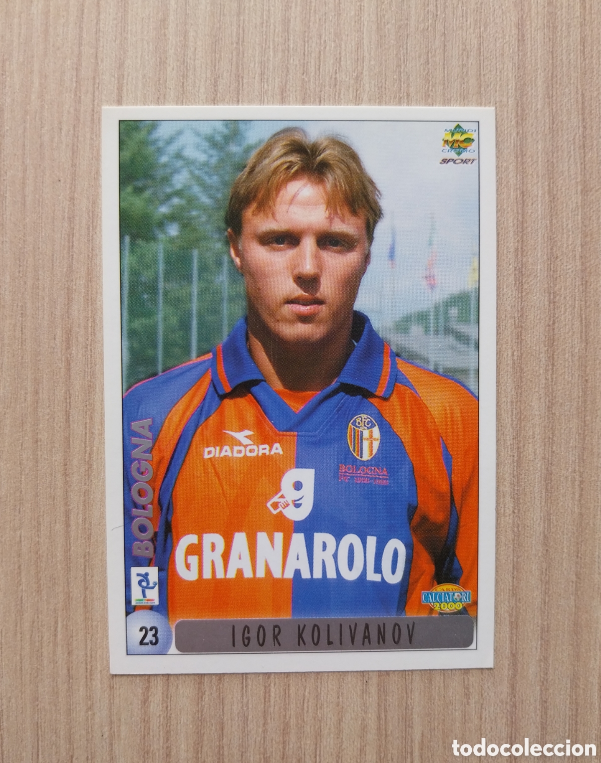 Cromos de F&uacute;tbol: IGOR KOLIVANOV MOEDIN J. ZE ELIAS N&deg; 23 CALCIATORI 1999 2000 99 00 BOLOGNA MUNDICROMO ITALIA CARTA
