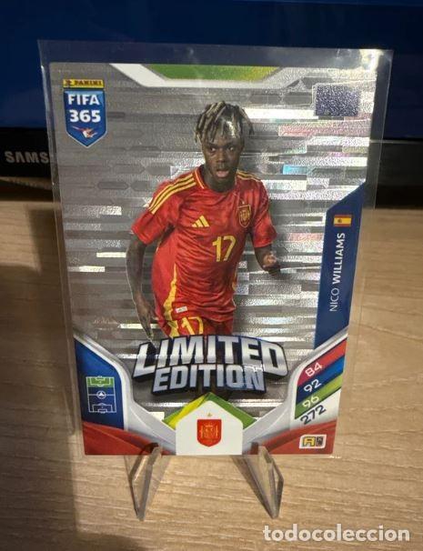 Cromos de F&uacute;tbol: Carta Nico Williams Limited Edition Spain - Adrenalyn Fifa 365