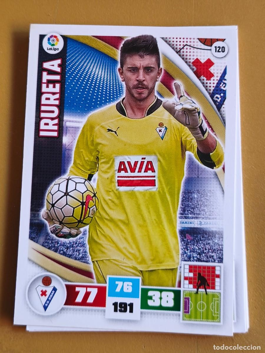 Cromos de f&uacute;tbol: irureta, adrenalyn 2015 16 - Foto 1