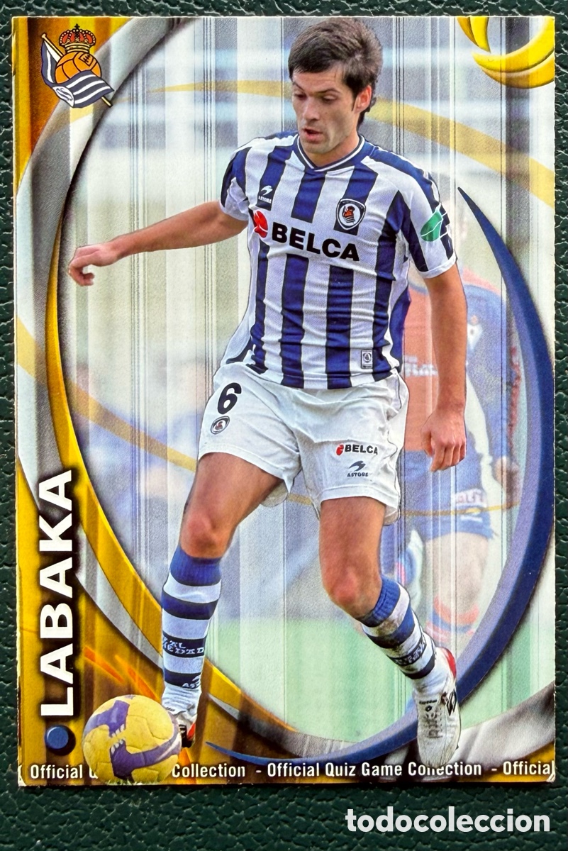 Figurine di Calcio: 467 LABAKA REAL SOCIEDAD FICHAS ALBUM MUNDICROMO 2010 2011 10 11