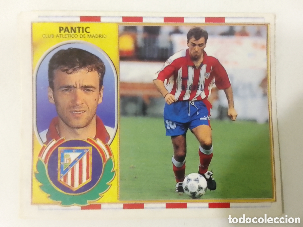 Cromos de Futebol: Colecciones Este 96-97 Pantic &bull; Atl&eacute;tico de Madrid.