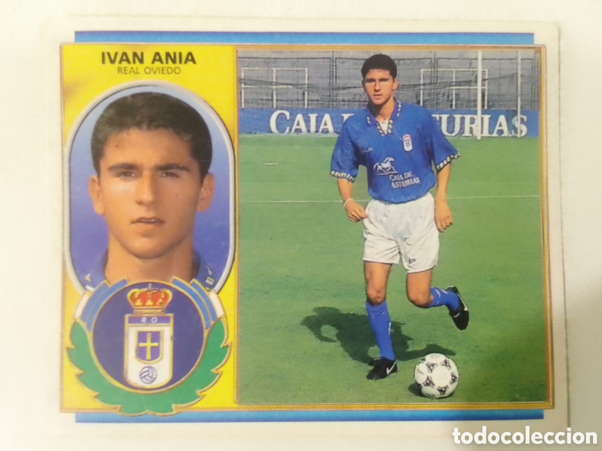 Cromos de F&uacute;tbol: Colecciones Este 96-97 Iv&aacute;n Ania &bull; Oviedo.