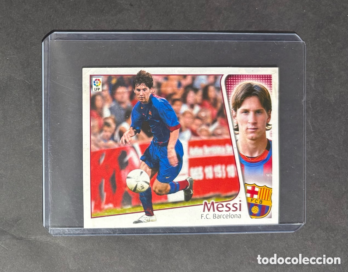 Figurine di Calcio: MESSI COLOCA ROOKIE LIGA ESTE 04 05 BARCELONA . 2004 2005 .