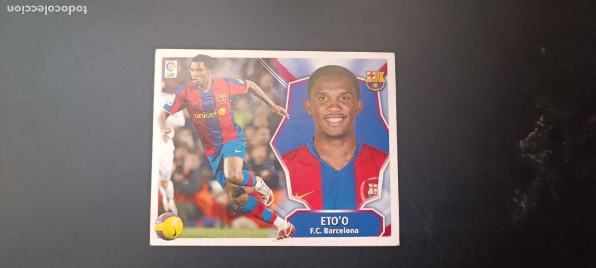 Cromos de F&uacute;tbol: ETOO ETO'O BARCELONA COLOCA COLOCA LIGA ESTE 2008/09 08 09 NUNCA PEGADO SIN PEGAR