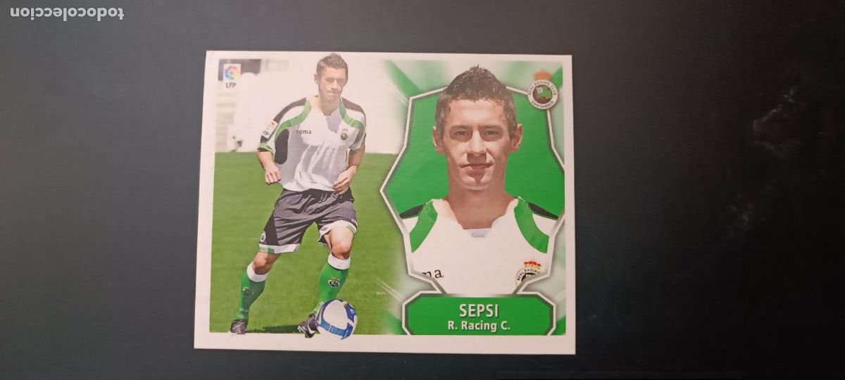 Cromos de F&uacute;tbol: CROMO FUTBOL 08 09 SIN PEGAR LIGA ESTE 2008 2009 REAL RACING CLUB DE SANTANDER SEPSI FICHAJE 34