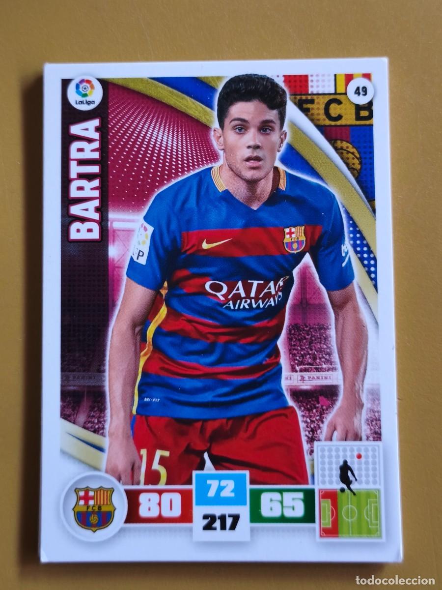 Cromos de f&uacute;tbol: bartra, adrenalyn 2015 16 - Foto 1