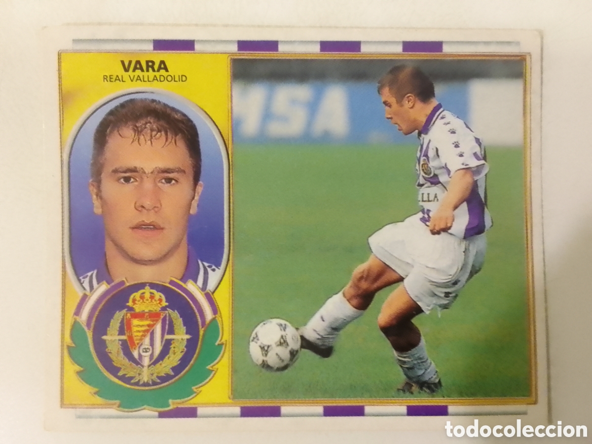 Cartes &agrave; collectionner de Football: Colecciones Este 96-07 Vara &bull; Valladolid.