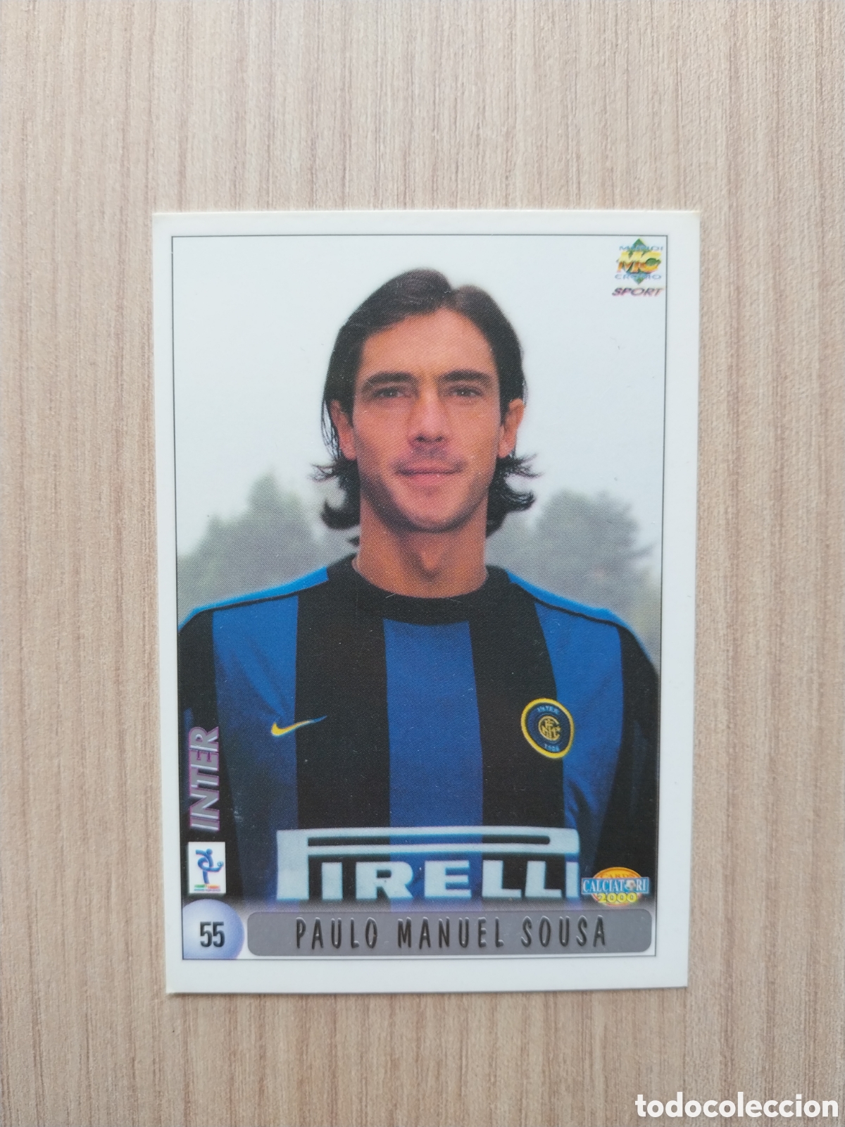 Cromos de F&uacute;tbol: PAULO MANUEL SOUSA OUSMANE DABO N&deg; 55 CALCIATORI 1999 2000 99 00 INTER DE MIL&Aacute;N MUNDICROMO ITALIA