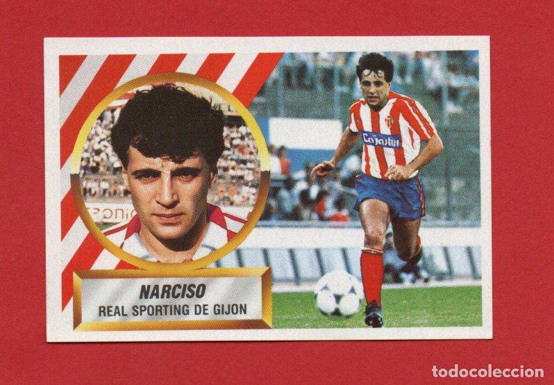 Cromos de F&uacute;tbol: ESTE 88 89 NARCISO DEL SPORTING DE GIJON SIN # NUEVO SIN PEGAR ESTE 1988 1989