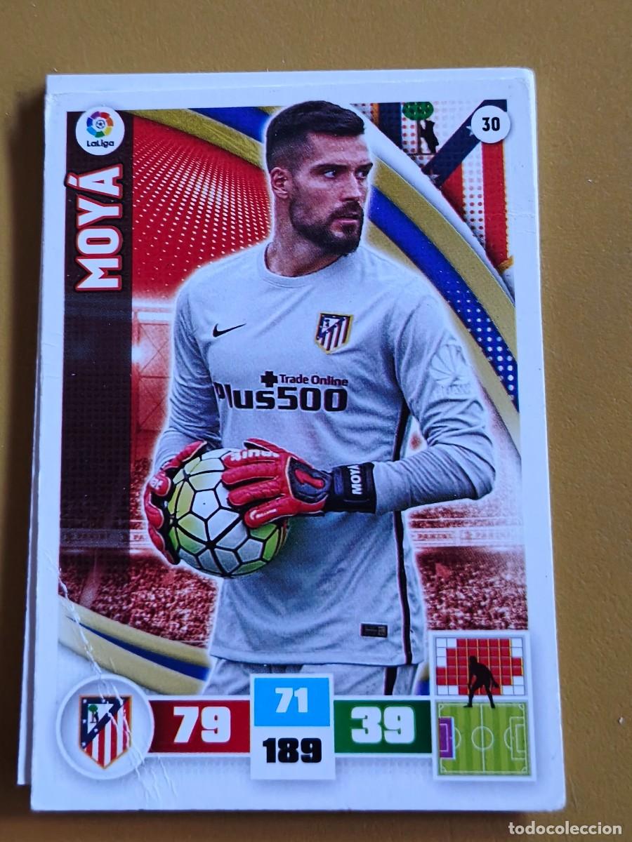 Cromos de f&uacute;tbol: moya, adrenalyn 2015 16 - Foto 1