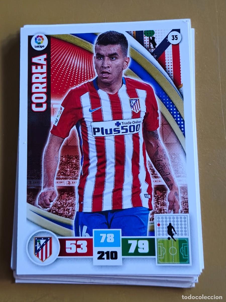 Cromos de f&uacute;tbol: correa, adrenalyn 2015 16 - Foto 1