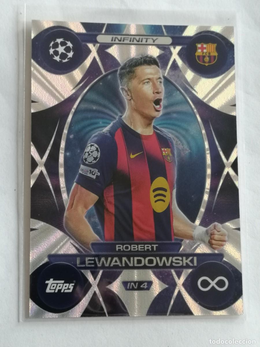 Cromos de F&uacute;tbol: TOPPS MATCH ATTAX 2025 2026 IN4 IN 4 INFINITY ROBERT LEWANDOWSKI ATTAX 26