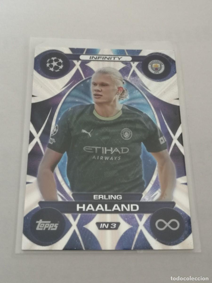 Cromos de F&uacute;tbol: TOPPS MATCH ATTAX 2025 2026 IN3 IN 3 INFINITY ERLING HAALAND ATTAX 26