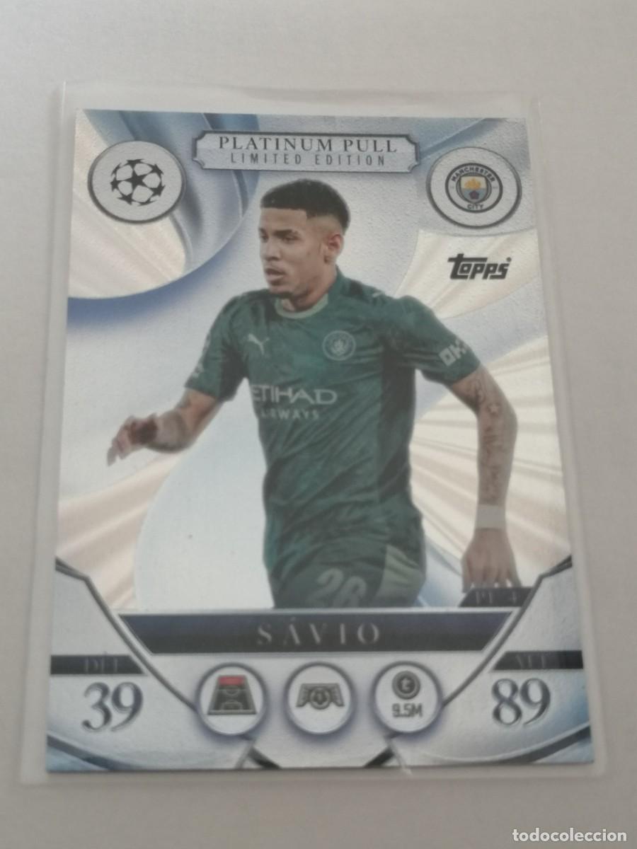 Cromos de F&uacute;tbol: TOPPS MATCH ATTAX 2025 2026 PL4 PL 4 PLATINUM PULL SAVIO ATTAX 26