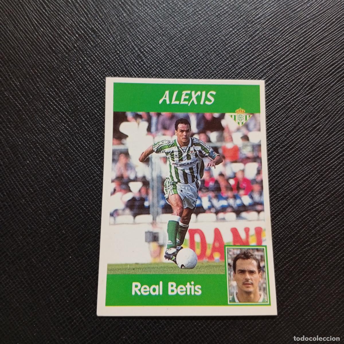 Cromos de F&uacute;tbol: 57 ALEXIS REAL BETIS PANINI 1997 1998 CROMO FUTBOL 97 98 - SIN PEGAR - A158 PG460 B