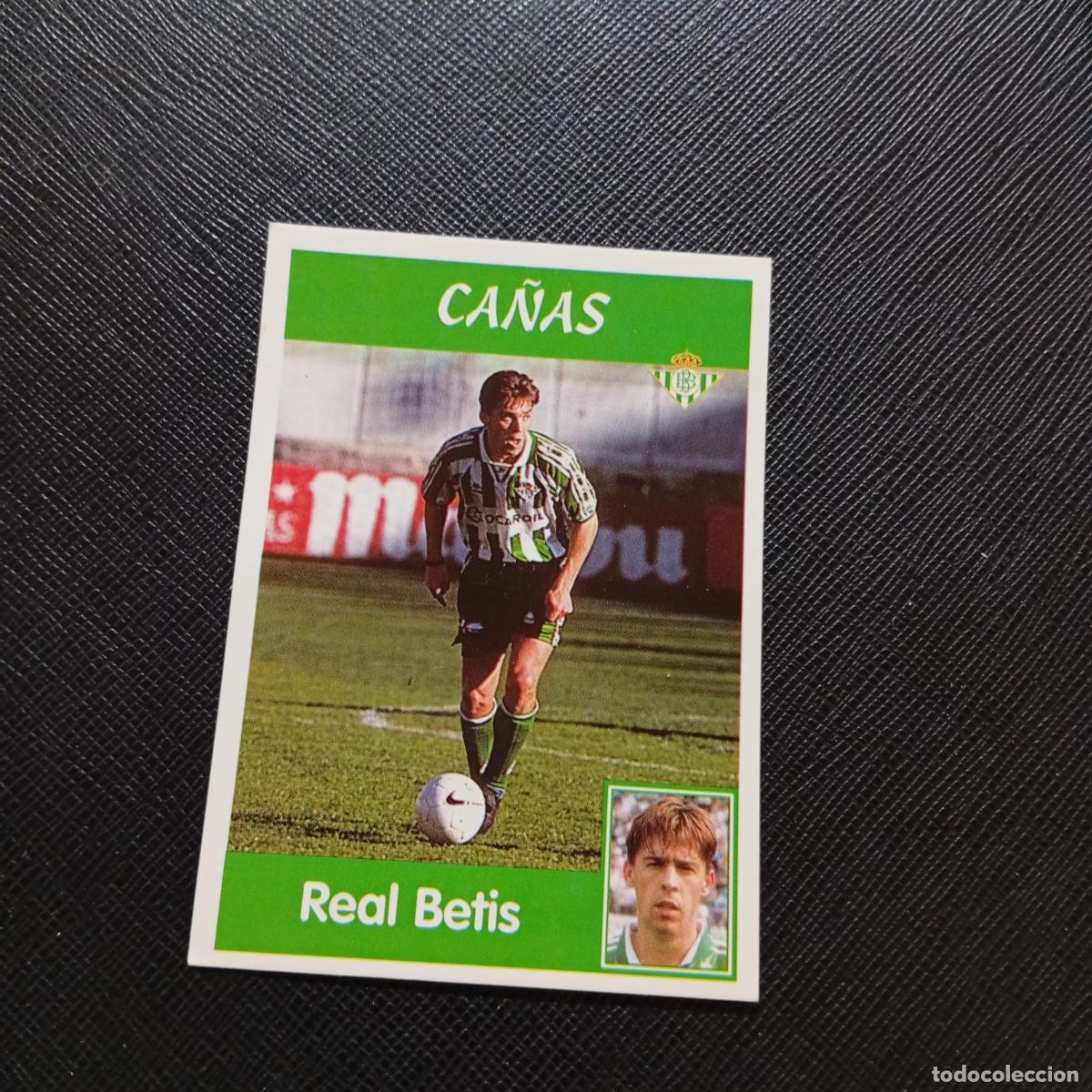 Cromos de F&uacute;tbol: 58 CA&Ntilde;AS REAL BETIS PANINI 1997 1998 CROMO FUTBOL 97 98 - SIN PEGAR - A158 PG451 B