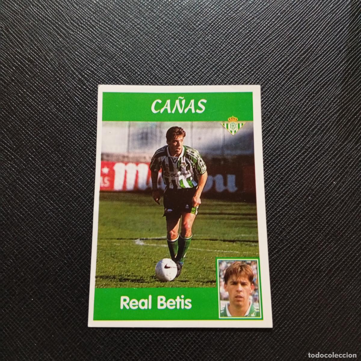 Cromos de F&uacute;tbol: 58 CA&Ntilde;AS REAL BETIS PANINI 1997 1998 CROMO FUTBOL 97 98 - SIN PEGAR - A158 PG460