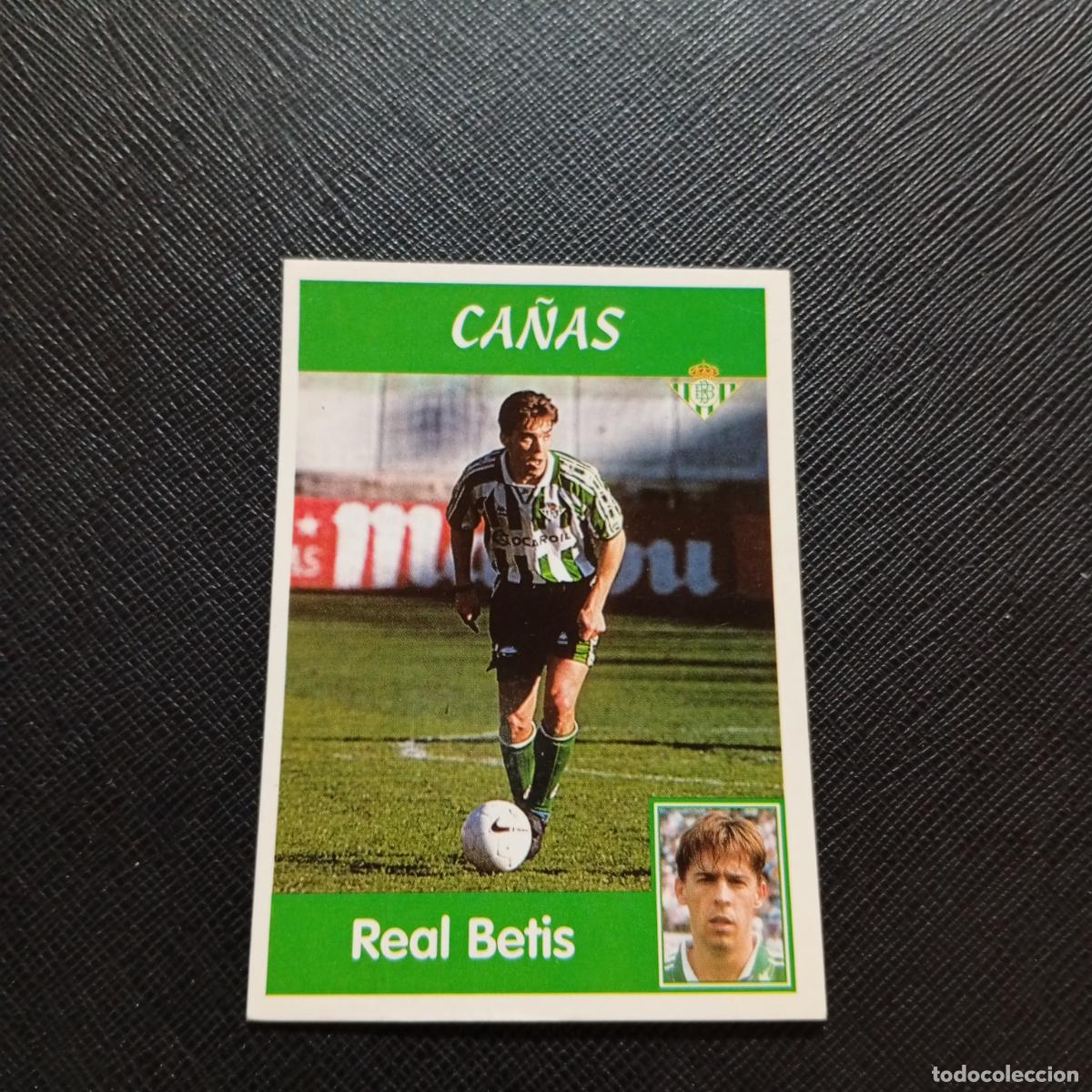 Cromos de F&uacute;tbol: 58 CA&Ntilde;AS REAL BETIS PANINI 1997 1998 CROMO FUTBOL 97 98 - SIN PEGAR - A158 PG460 B