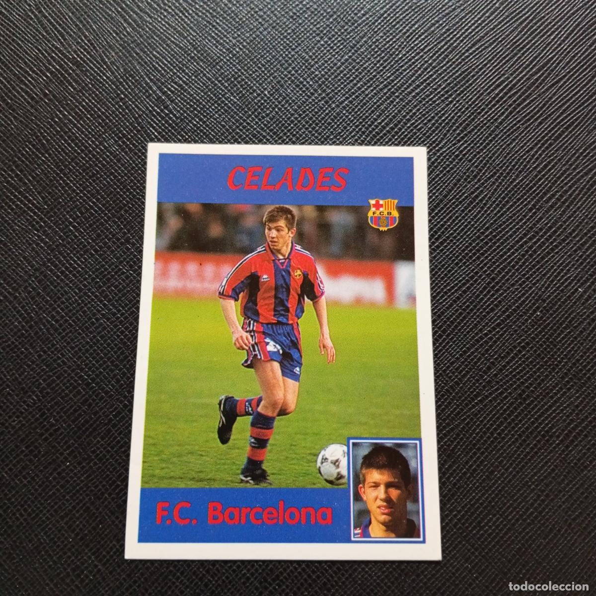 Cromos de F&uacute;tbol: 28A 28 CELADES BARCELONA PANINI 1997 1998 CROMO FUTBOL 97 98 - SIN PEGAR - A158 PG469