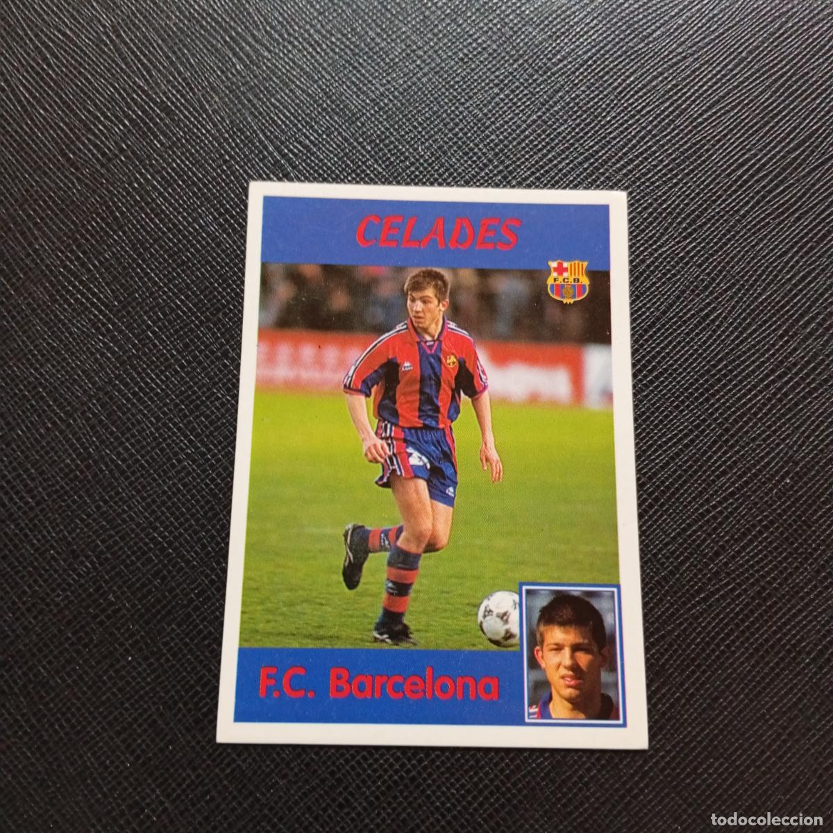 Cromos de F&uacute;tbol: 28A 28 CELADES BARCELONA PANINI 1997 1998 CROMO FUTBOL 97 98 - SIN PEGAR - A158 PG451 B