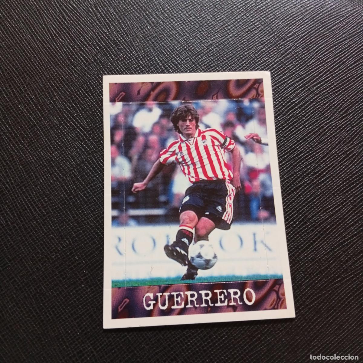 Football Stickers: GUERRERO BILBAO PANINI 1997 1998 CROMO FUTBOL 97 98 - SIN PEGAR - A158 PG460 CON CHECK LIST