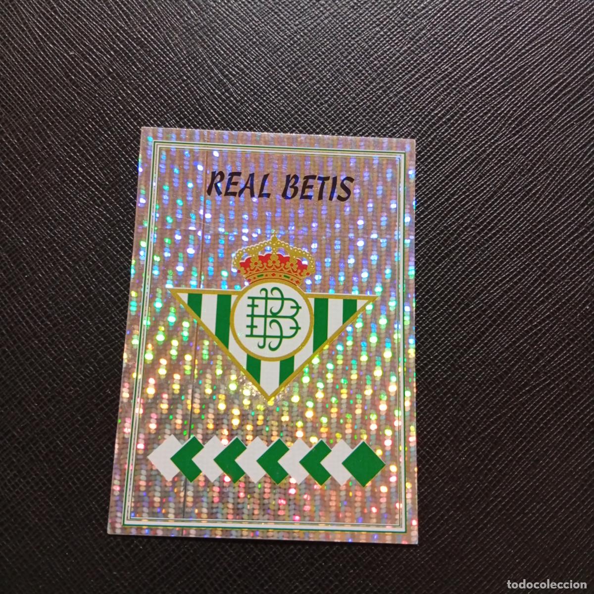 Cartes &agrave; collectionner de Football: D ESCUDO REAL BETIS PANINI 1997 1998 CROMO FUTBOL 97 98 - SIN PEGAR - A158 PG460 B
