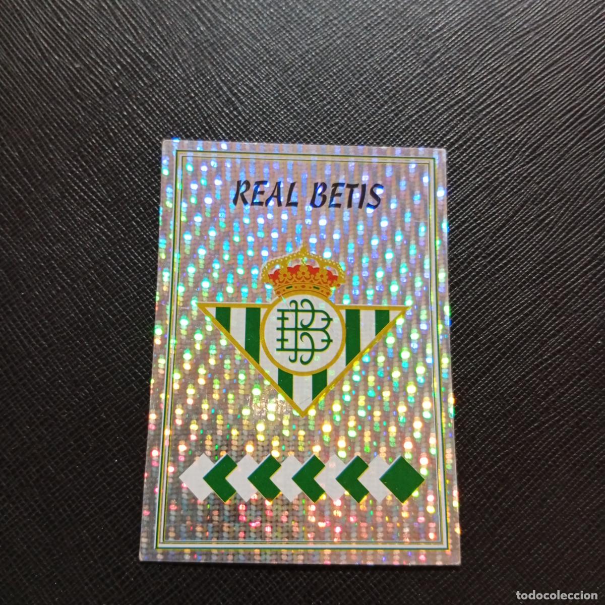 Cromos de F&uacute;tbol: D ESCUDO REAL BETIS PANINI 1997 1998 CROMO FUTBOL 97 98 - SIN PEGAR - A158 PG469 B