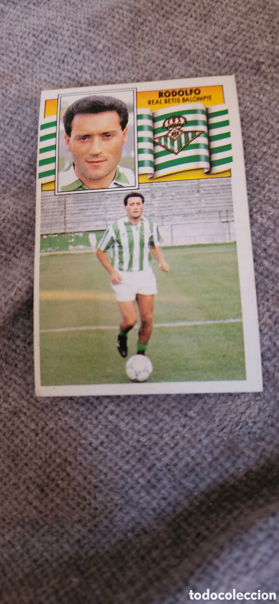 Cromos de F&uacute;tbol: Rodolfo betis fichaje 18 este 1990 1991 90 91