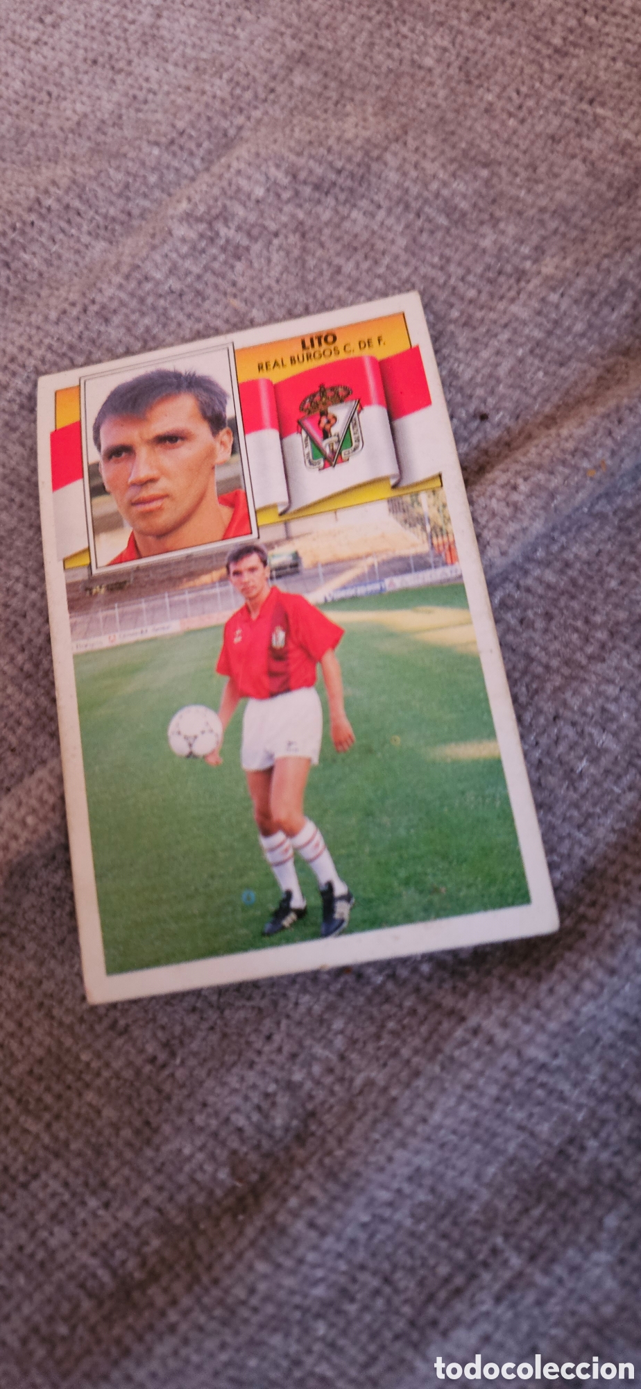 Cromos de F&uacute;tbol: Lito Burgos este 1990 1991 90 91 fichaje 19