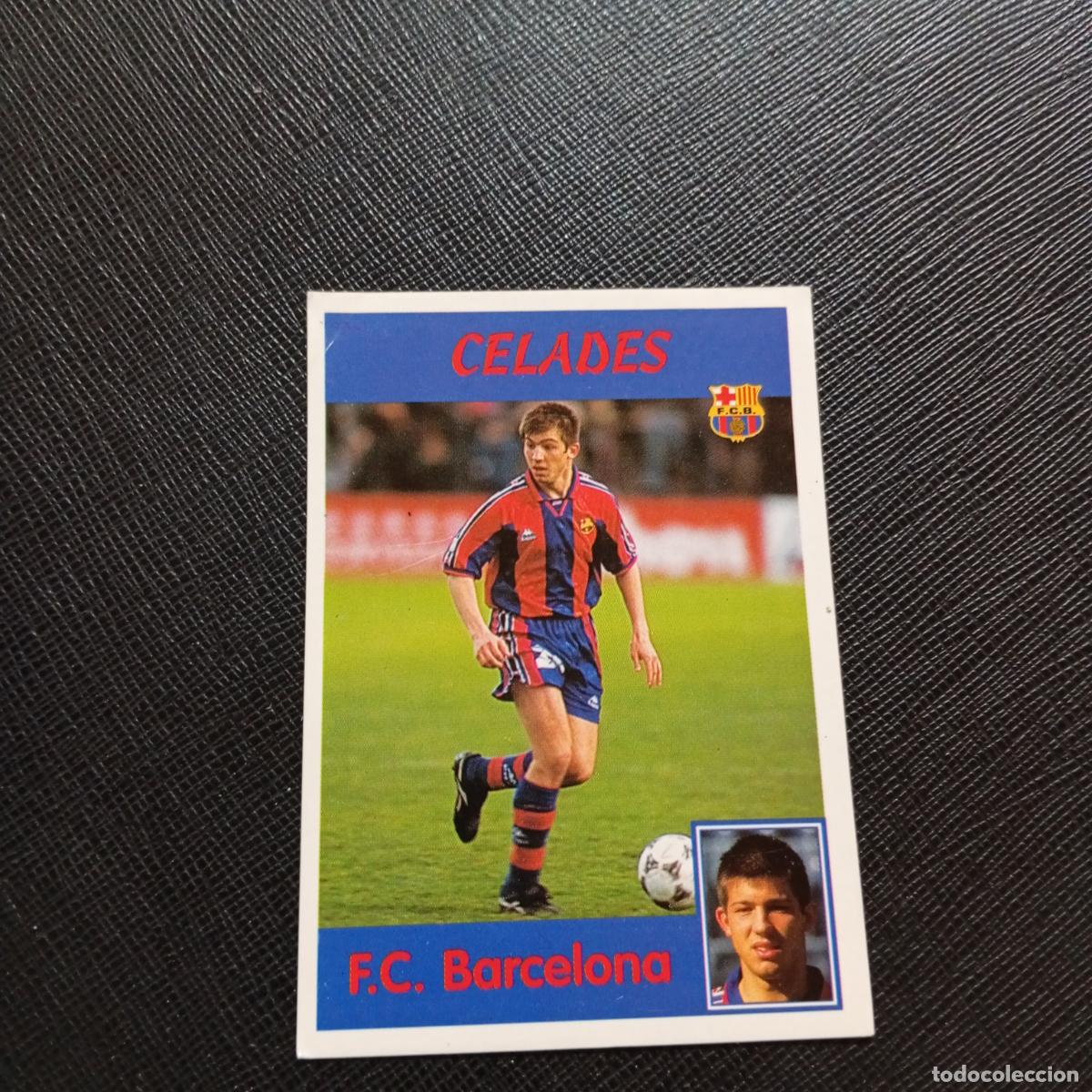 Cromos de F&uacute;tbol: 28A 28 CELADES BARCELONA PANINI 1997 1998 CROMO FUTBOL 97 98 - SIN PEGAR - A158 PG469 B
