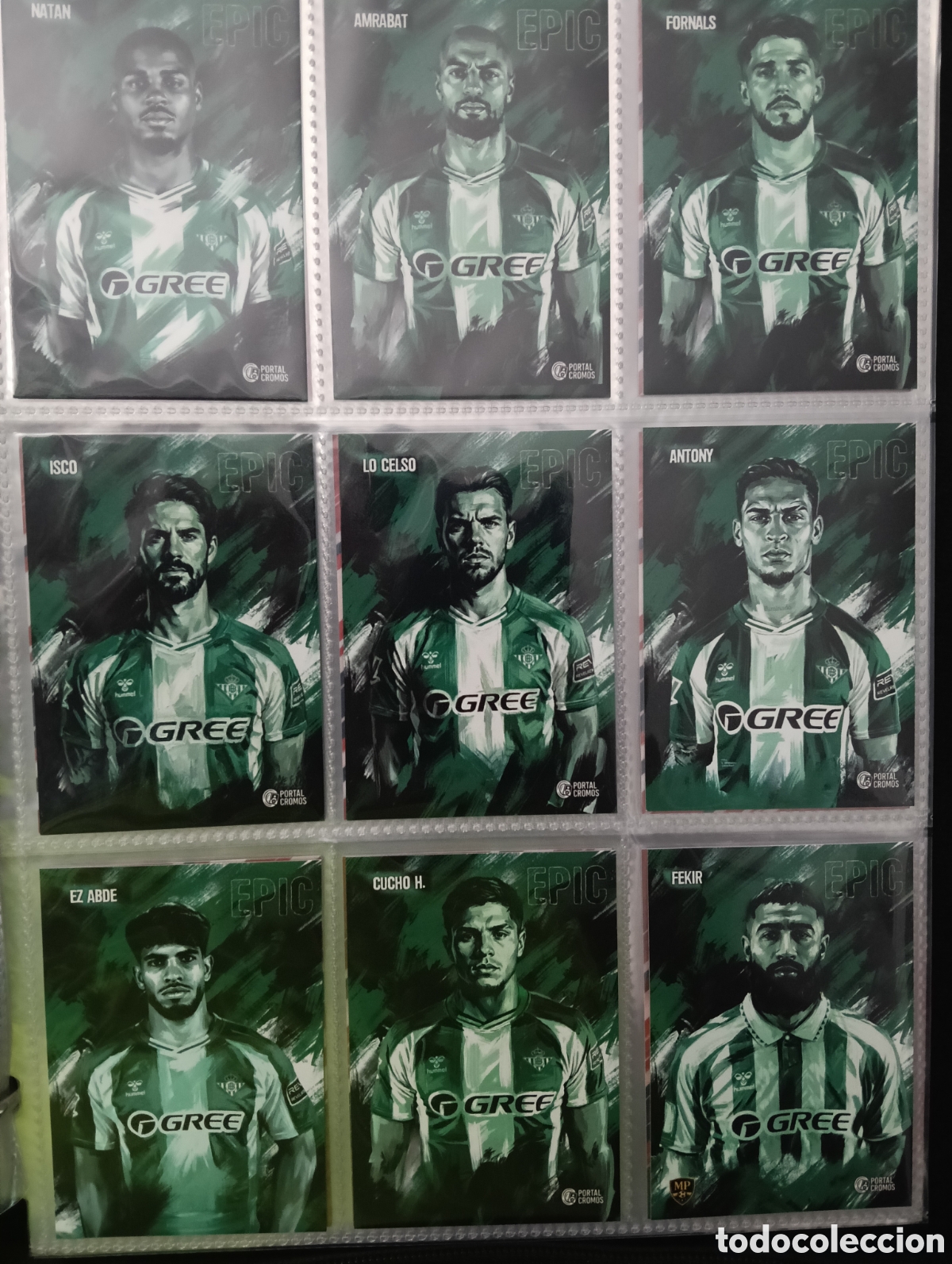 Football Stickers: EPIC Betis 25 26. M&aacute;s Nabil Fekir