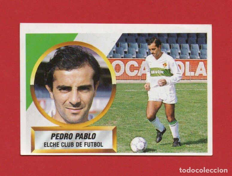 Cromos de f&uacute;tbol: ESTE 88 89 PEDRO PABLO DEL ELCHE CF SIN # NUEVO SIN PEGAR ESTE 1988 1989