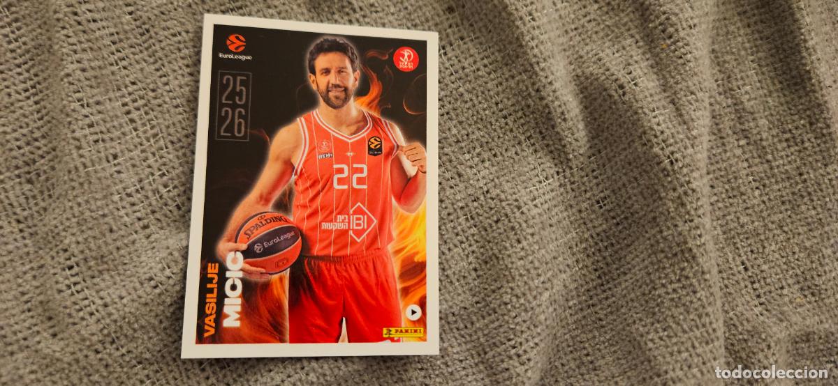 Football Stickers: euroliga 13 micic euroleague 2025 2026 25 26 trading card