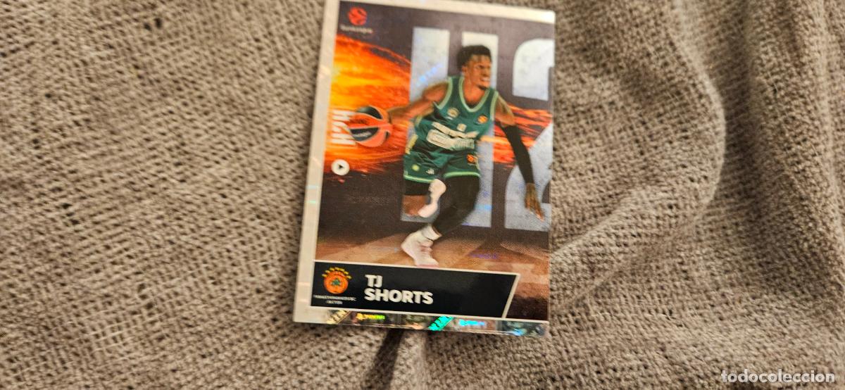 Cromos de Futebol: euroliga 28 tj shorts 28 euroleague 2025 2026 25 26 trading card