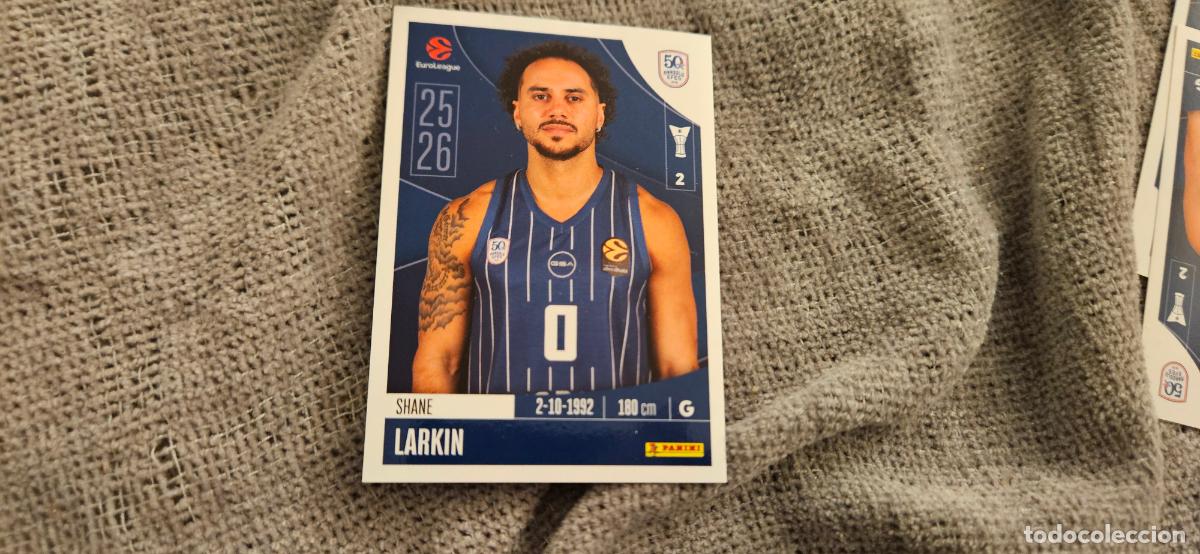 Cromos de F&uacute;tbol: euroliga 46 larkin effes euroleague 2025 2026 25 26 trading card