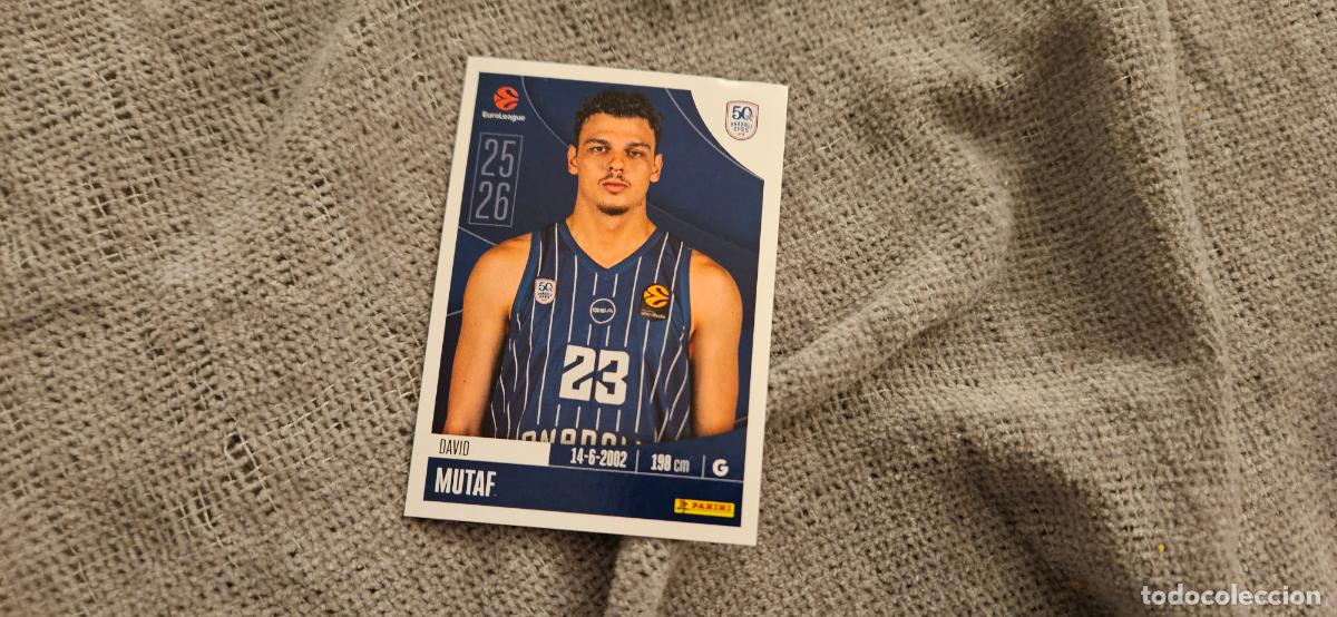 Cromos de F&uacute;tbol: euroliga 53 mutaf effes euroleague 2025 2026 25 26 trading card