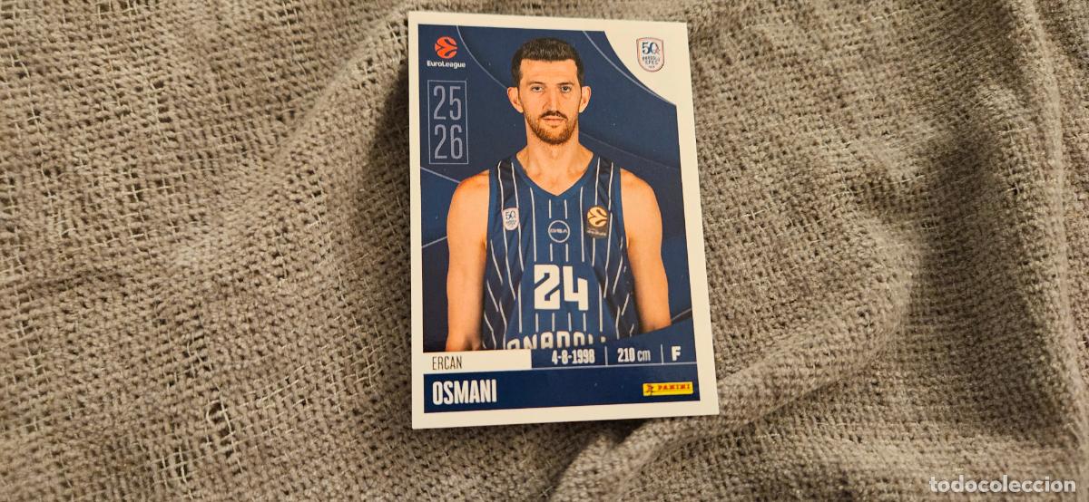 Cartes &agrave; collectionner de Football: euroliga 56 osmani effes euroleague 2025 2026 25 26 trading card