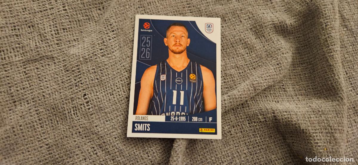 Cartes &agrave; collectionner de Football: euroliga 54 smits effes euroleague 2025 2026 25 26 trading card
