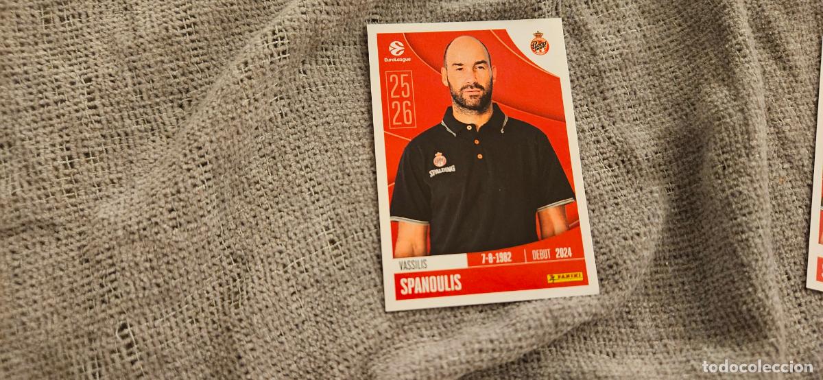 Cartes &agrave; collectionner de Football: euroliga 62 spanoulis monaco euroleague 2025 2026 25 26 trading card