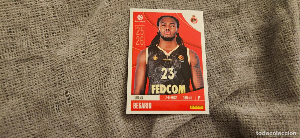 Cartes &agrave; collectionner de Football: euroliga 69 blossongame monaco euroleague 2025 2026 25 26 trading card
