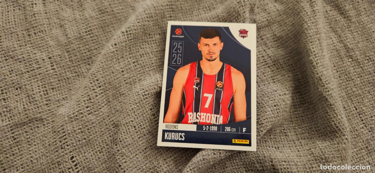 Figurine di Calcio: euroliga 87 kurucs baskonia euroleague 2025 2026 25 26 trading card