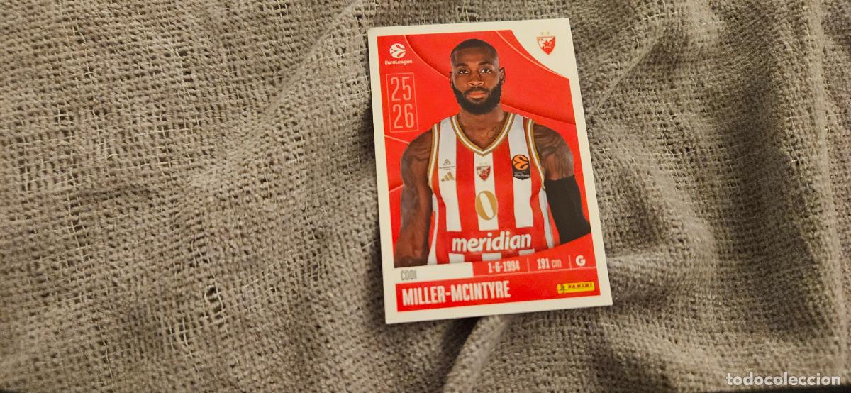 Figurine di Calcio: euroliga 97 mcytyre estrella roja euroleague 2025 2026 25 26 trading card