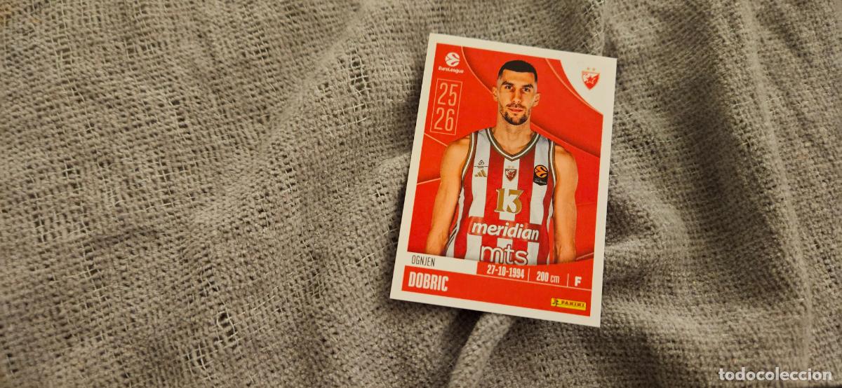 Figurine di Calcio: euroliga 104 dobric estrella roja euroleague 2025 2026 25 26 trading card