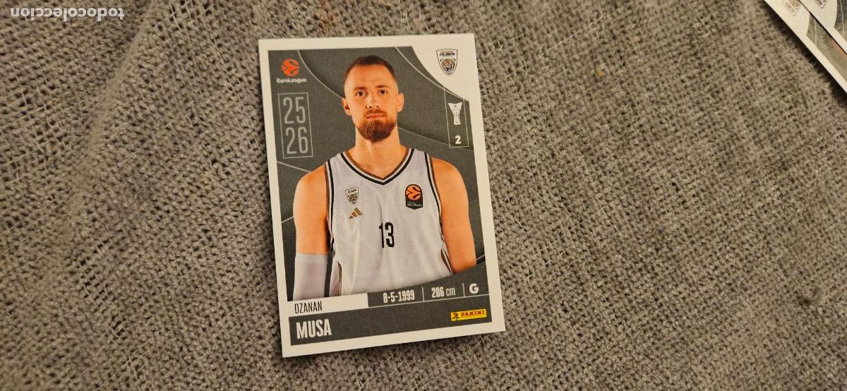 Figurine di Calcio: euroliga 118 musa dubai euroleague 2025 2026 25 26 trading card