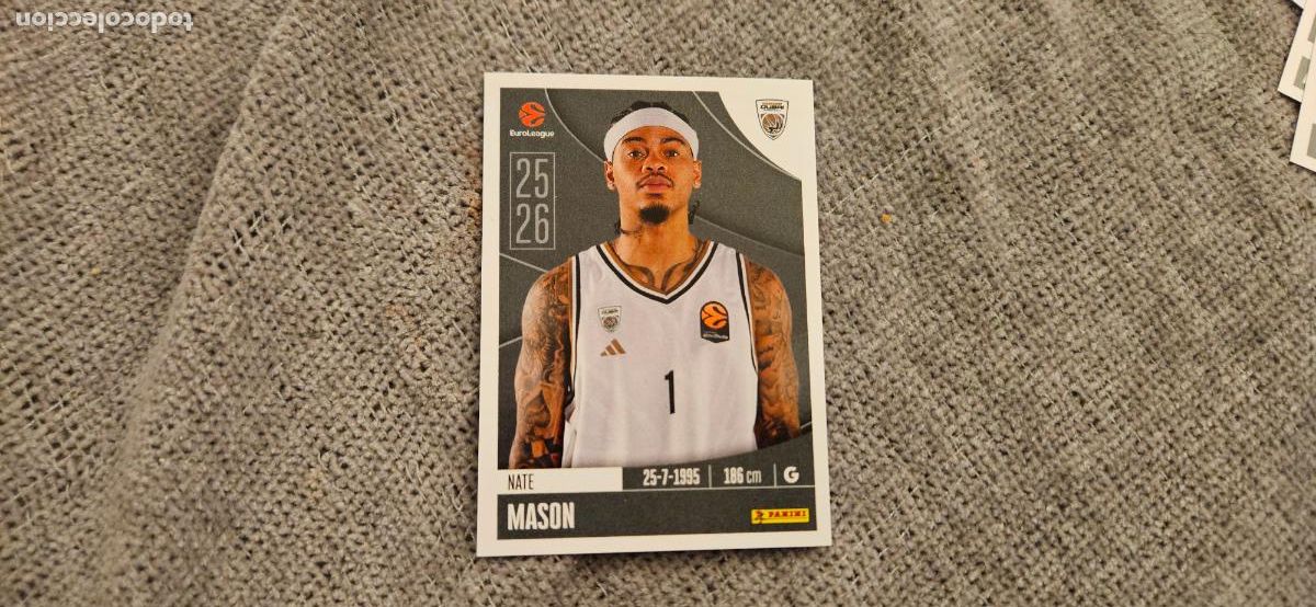 Figurine di Calcio: euroliga 114 mason dubai euroleague 2025 2026 25 26 trading card