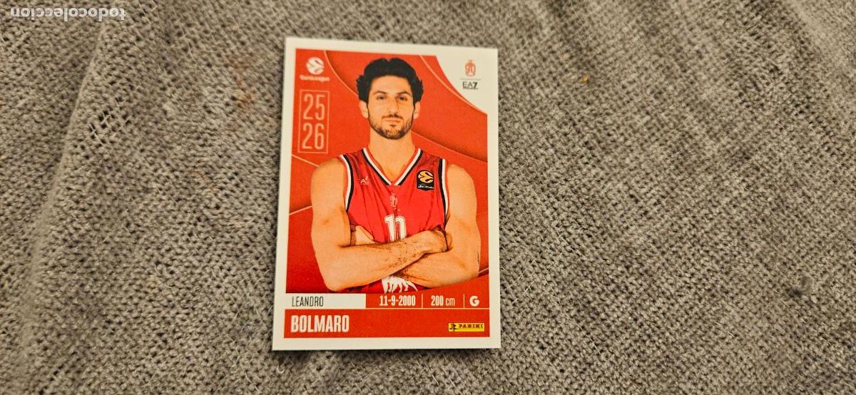 Figurine di Calcio: euroliga 135 bolmaro milano euroleague 2025 2026 25 26 trading card