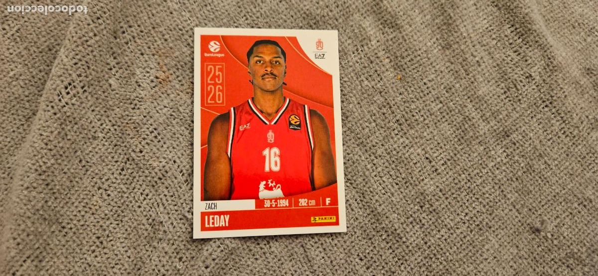 Figurine di Calcio: euroliga 138 leday milano euroleague 2025 2026 25 26 trading card