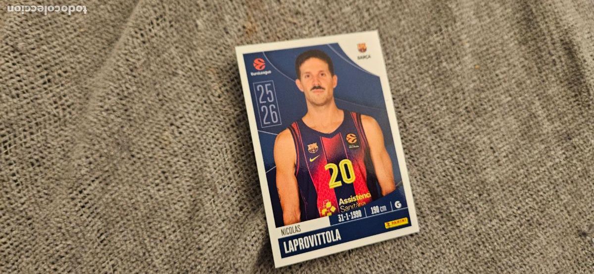 Figurine di Calcio: euroliga laprovittola 153 barcelona euroleague 2025 2026 25 26 trading card