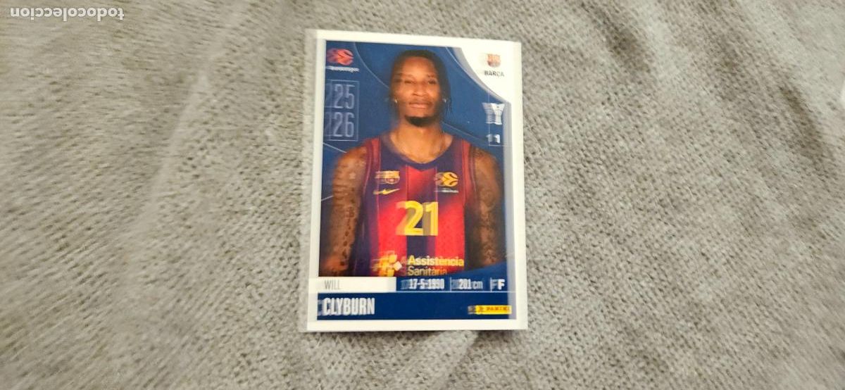 Cartes &agrave; collectionner de Football: euroliga clyburn 156 barcelona euroleague 2025 2026 25 26 trading card